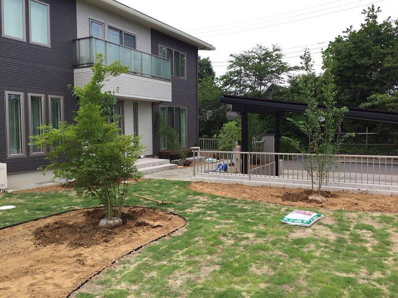 庭に植栽 庭に植栽