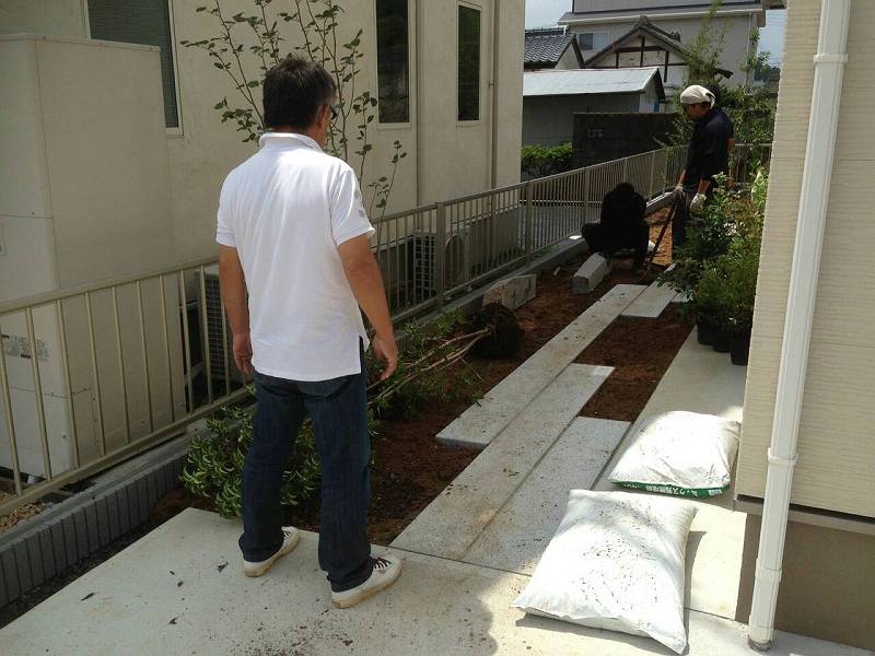 アプローチ植栽 アプローチ植栽