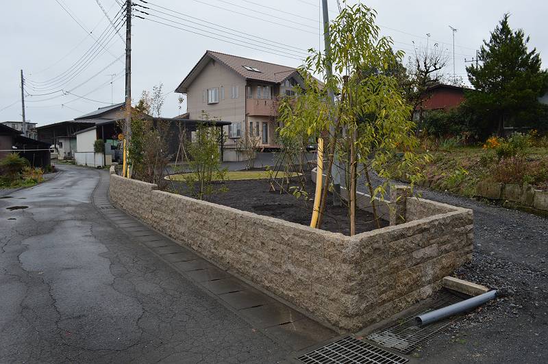 積み石施工 積み石施工