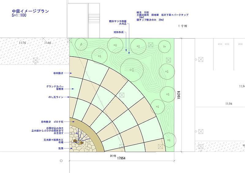 エクステリア平面図 エクステリア平面図