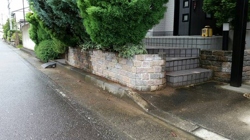 階段施工前 階段施工前