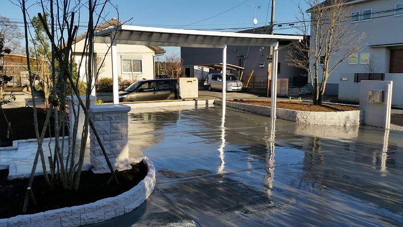 水戸市カーポート工事 水戸市カーポート工事