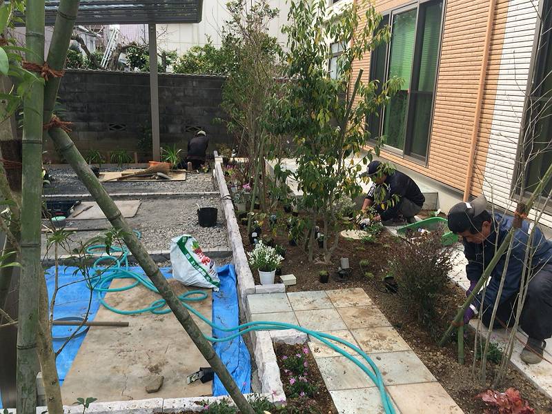 水戸市植栽施工 水戸市植栽施工