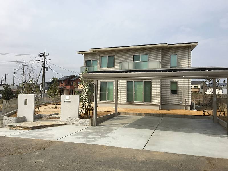 水戸市新築外構・造園 水戸市新築外構・造園