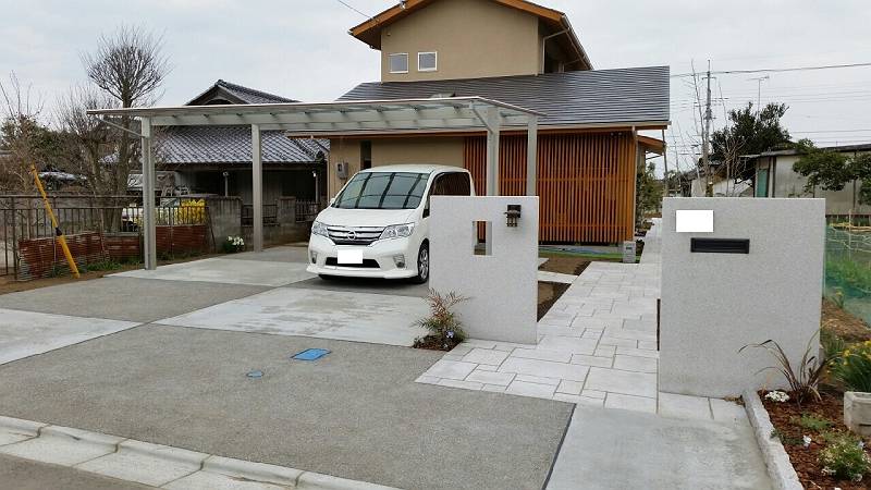 笠間市新築外構 笠間市新築外構