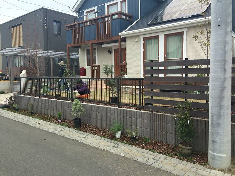 水戸市草花 宿根草 下草施工 水戸市草花 宿根草 下草施工