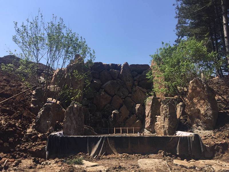 中国石組み・日本庭園・滝 中国石組み・日本庭園・滝