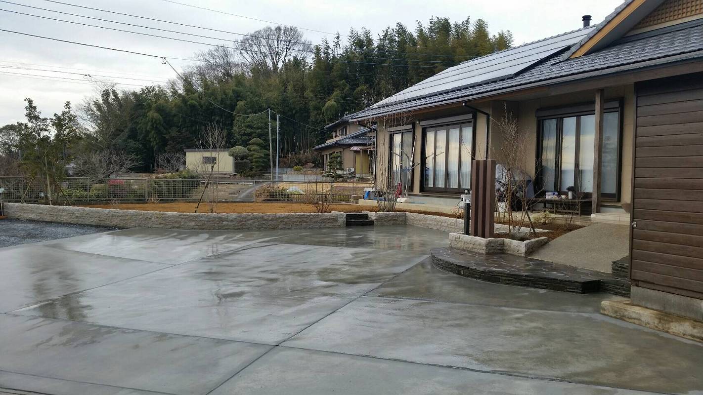 車の出し入れ用駐車場 車の出し入れ用駐車場