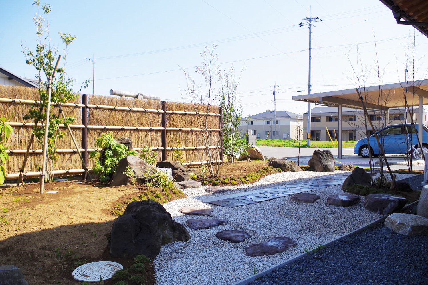 和庭 穂垣 延べ段 和庭 穂垣 延べ段