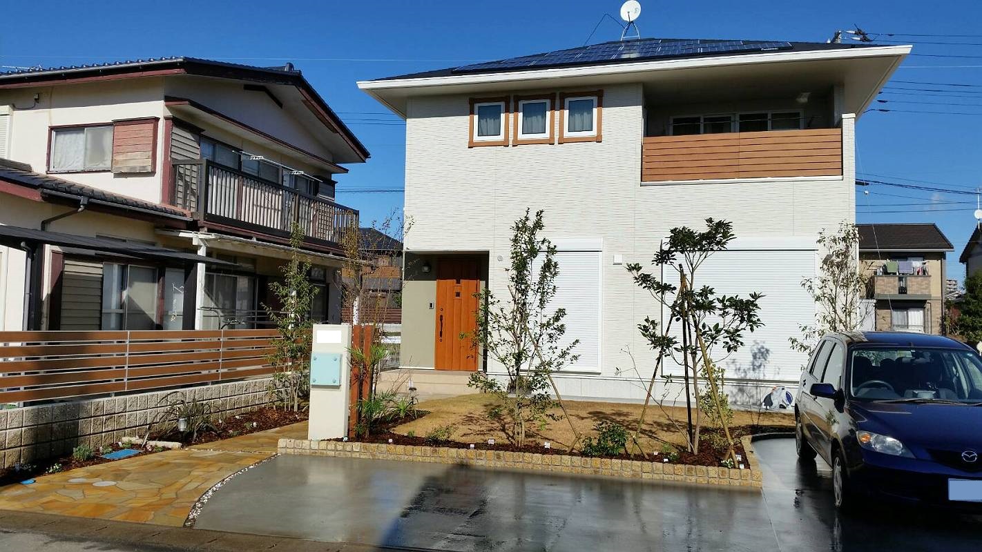 ひたちなか市新築外構・エクステリア施工・庭 ひたちなか市新築外構・エクステリア施工・庭