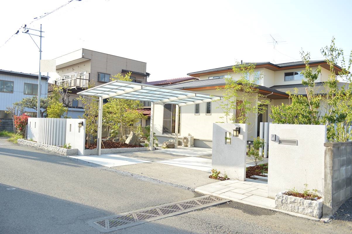 水戸市新築外構・門柱・塀 水戸市新築外構・門柱・塀