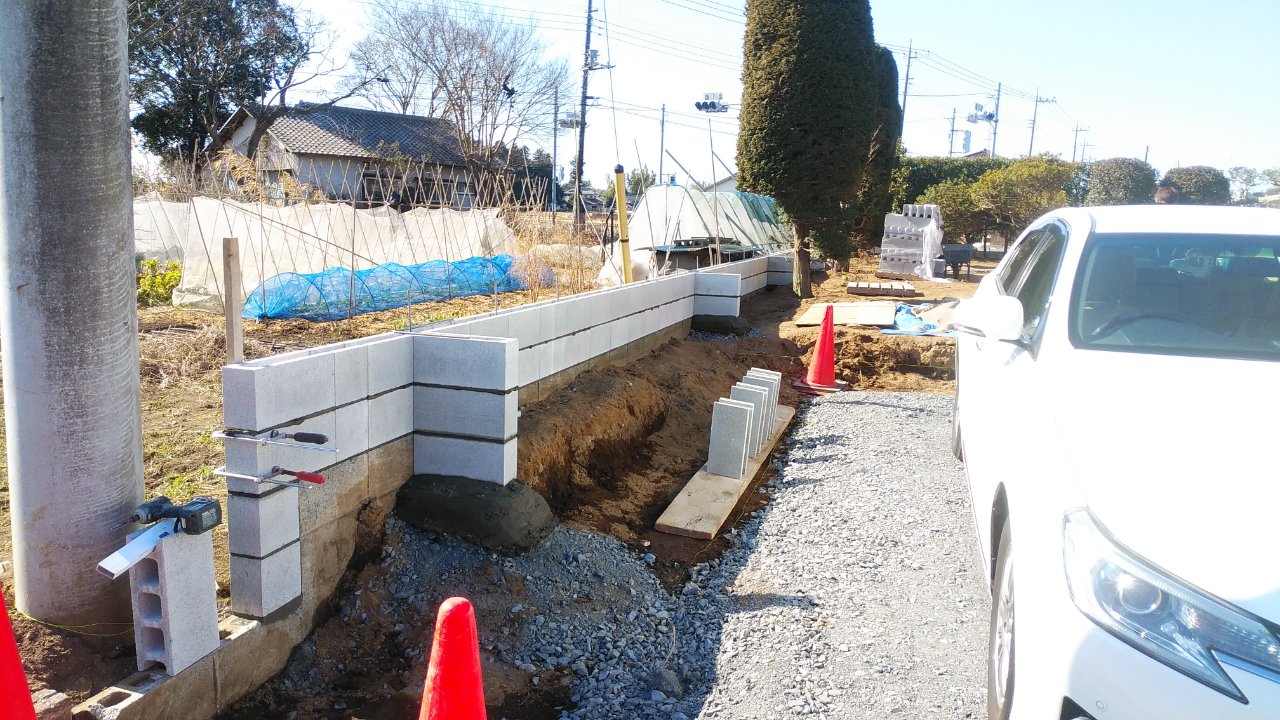 ブロック積 ブロック積