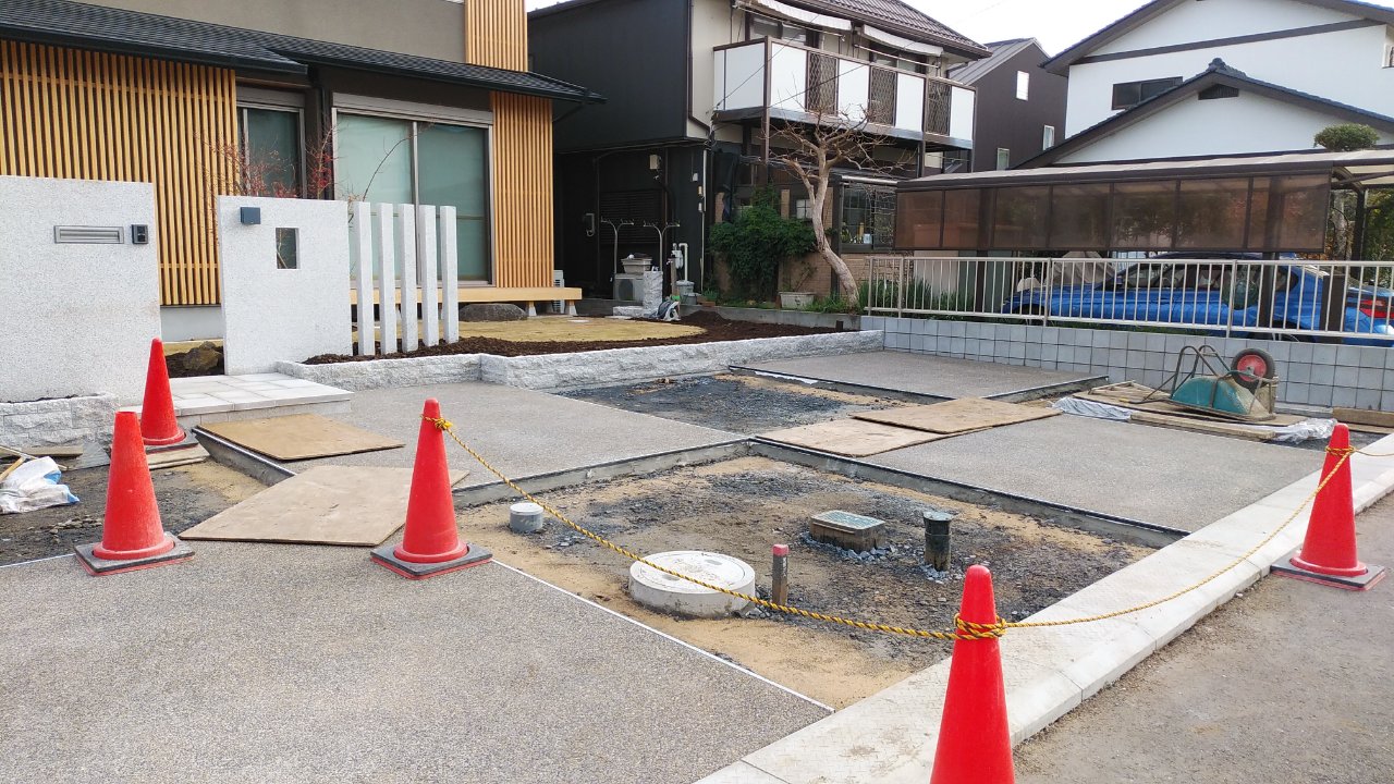 洗出しコンクリート 洗出しコンクリート