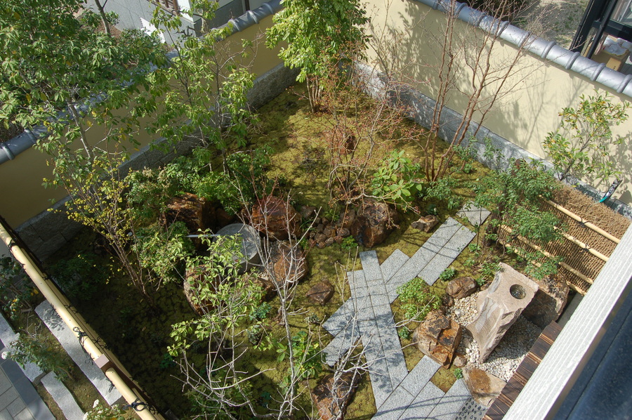 茨城県モダン和風の庭